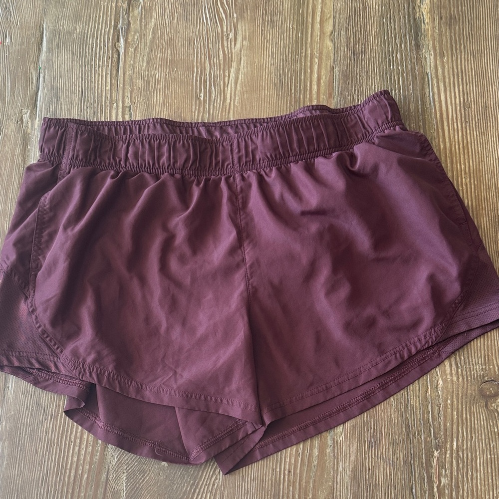 Athletic Works Women's Burgundy Athletic Shorts XL 16/18